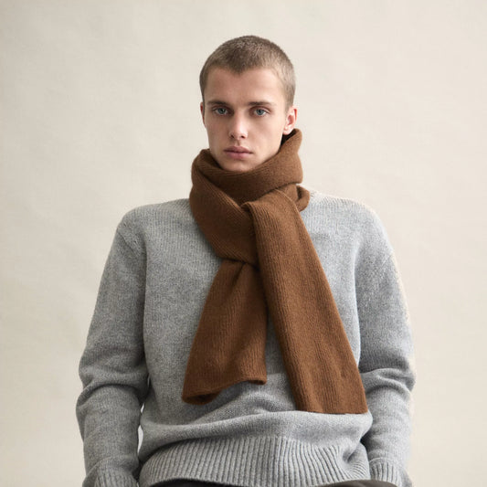 Le bonnet scarf walnut