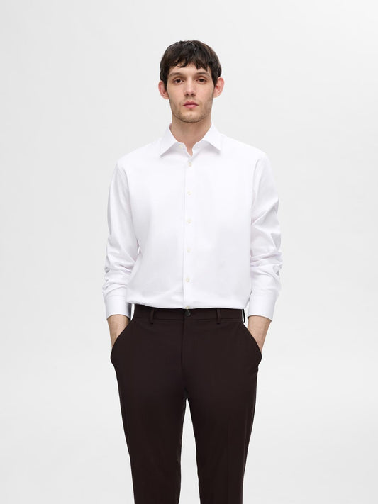 Selectedhomme slim-performance shirt noos bright white