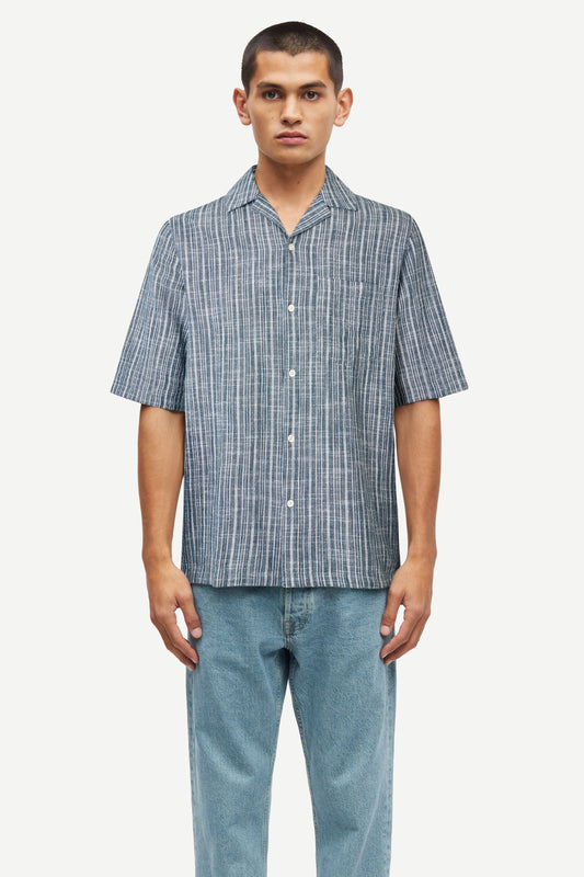 Samsoe samsoe saoscar ap shirt 14246 orion blue st