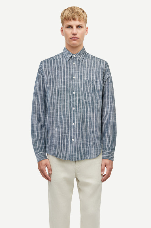 Samsoe samsoe liam fp shirt 14246 orion blue st