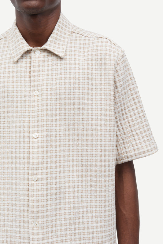 Samsoe samsoe saayo x shirt 15571 greige check