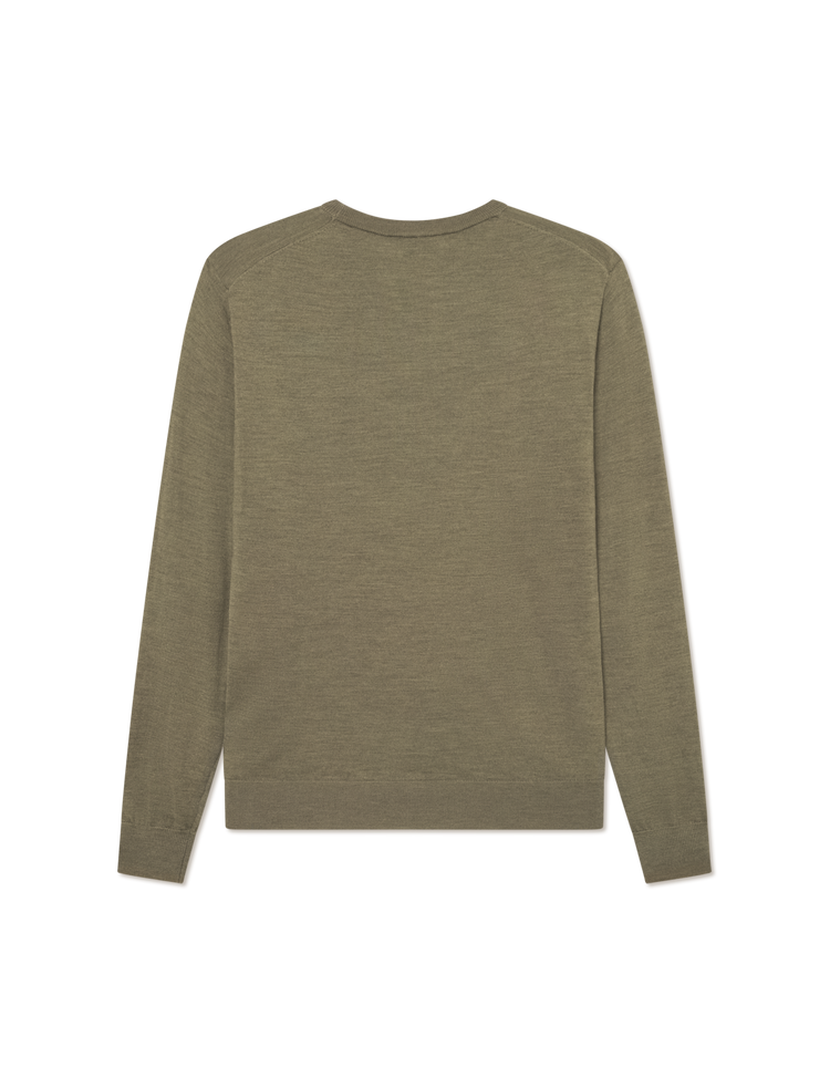 Les deux greyson merino knit military olive