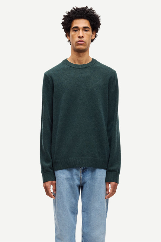 Samsoe samsoe isak knit sweater 15010 green gables