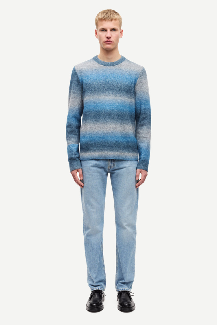 Samsoe samsoe aiden crew neck 15012 stellar stripes