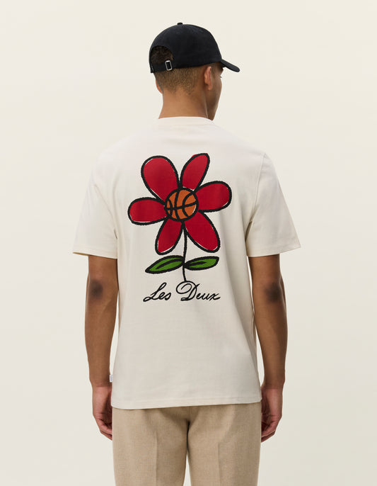 Les deux flower basket t-shirt ivory