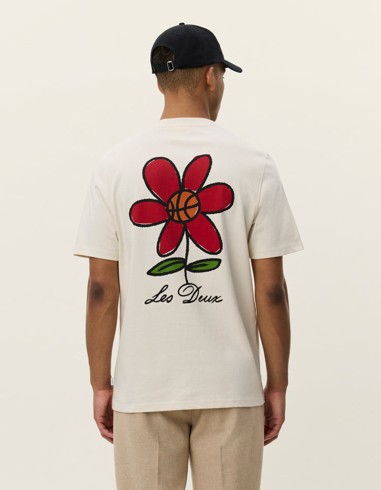 Les deux flower basket t-shirt ivory