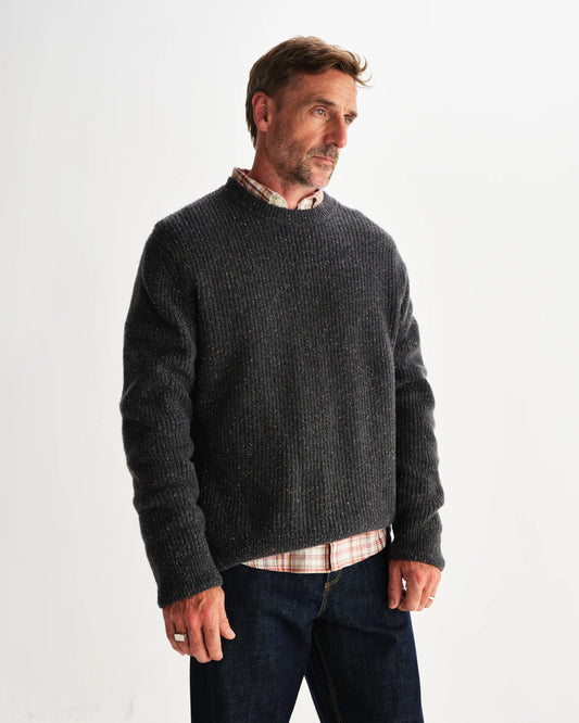 Wax london wilde donegal pull charcoal