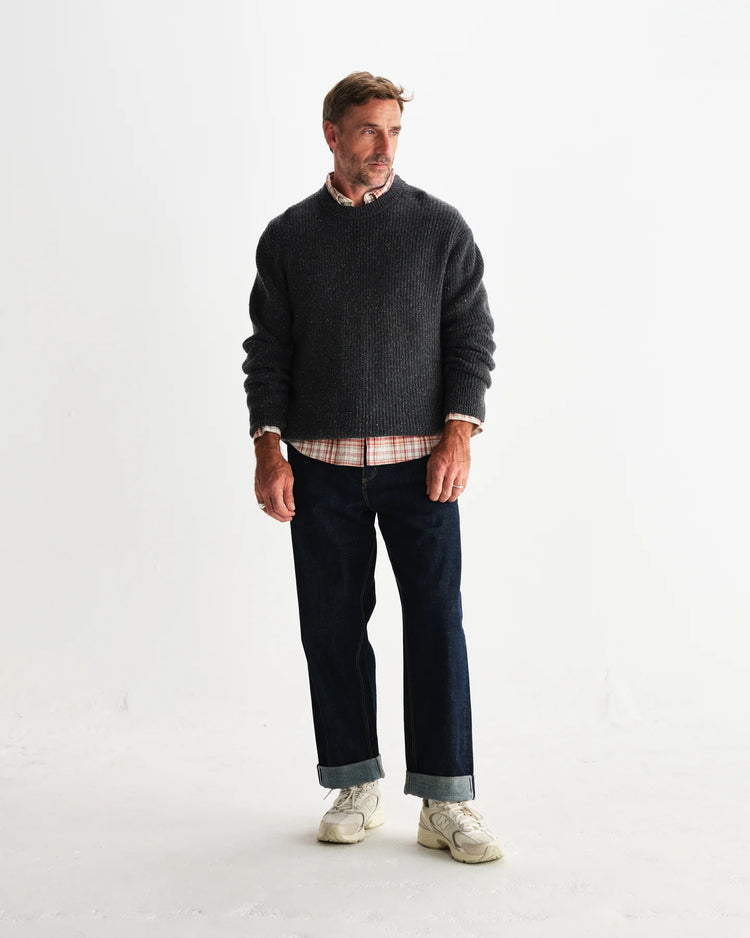 Wax london wilde donegal pull charcoal