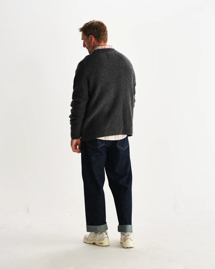 Wax london wilde donegal pull charcoal