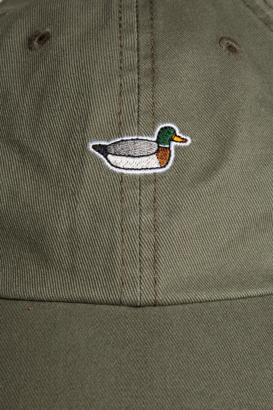 Edmmond duck patch cap plain olive