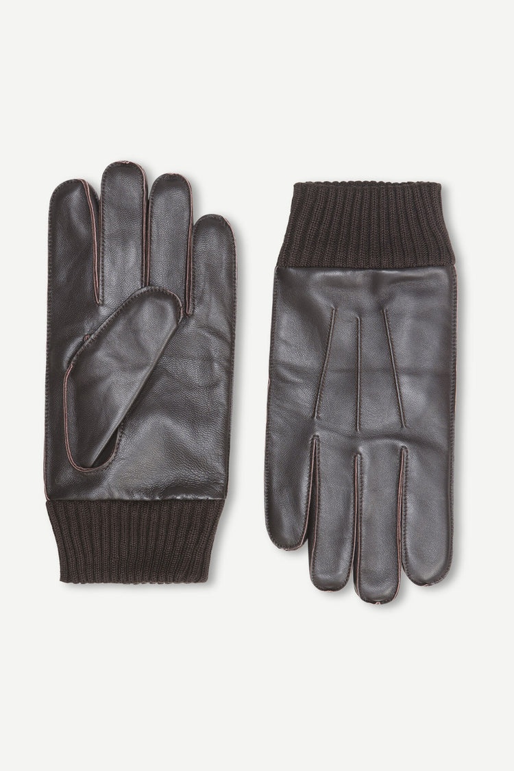 Samsoe samsoe hackney gloves 8168 dark brown