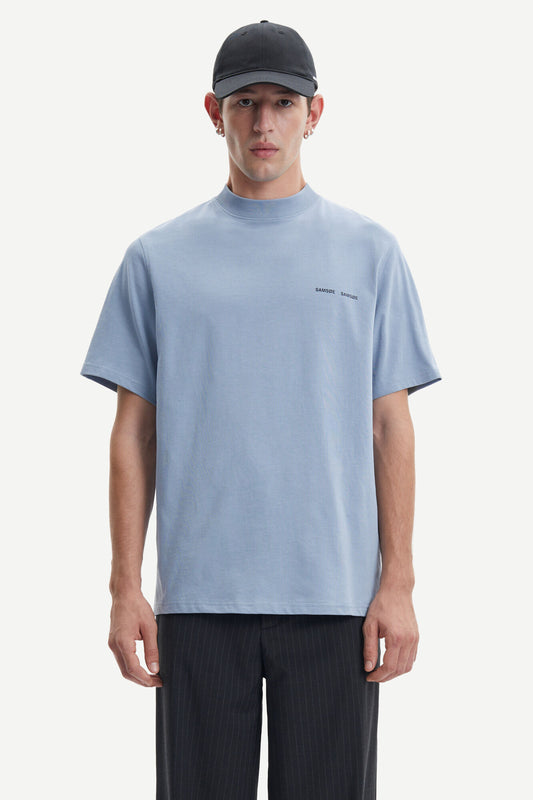 Samsoe samsoe norsbro t-shirt 6024 ashley blue