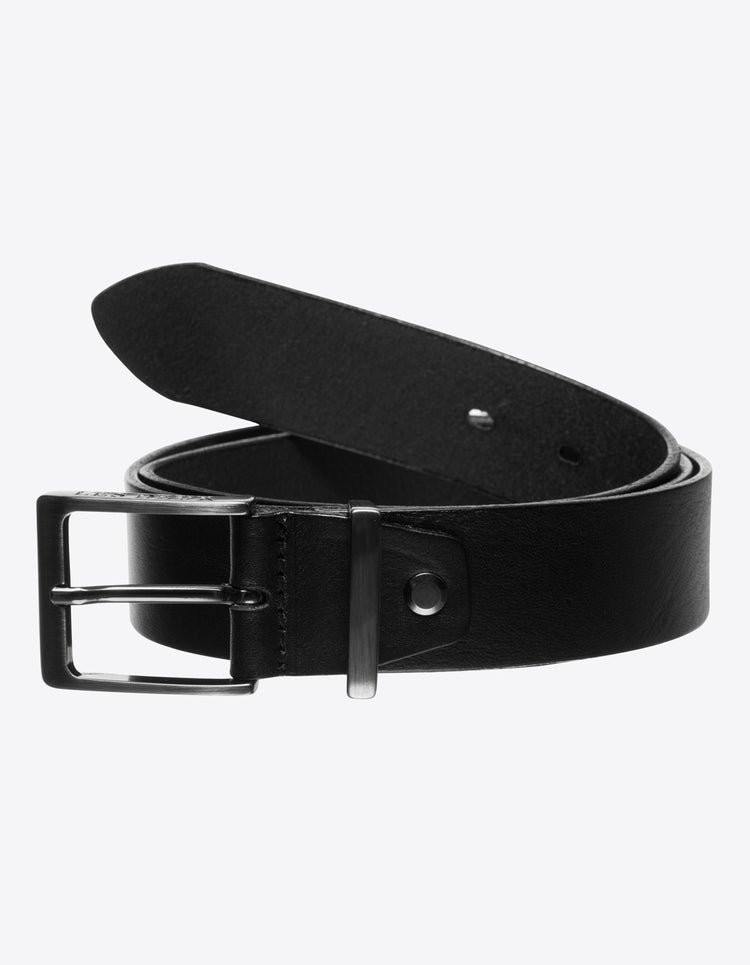 Les deux walker leather belt black