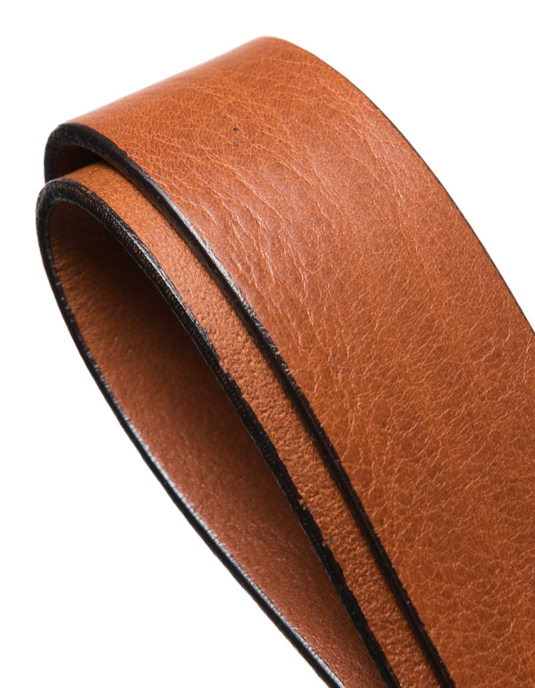 Les deux walker leather belt dark brown