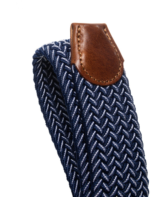 Les deux walker webbing belt dark navy white